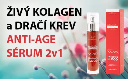 Živý kolagen a dračí krev krev - ANTI-AGE serum 2v1